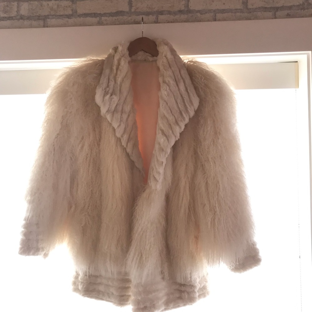 Mongolian fur coat size M